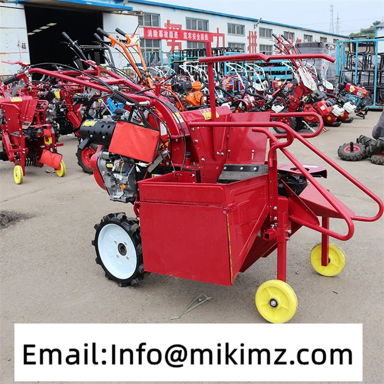 Sweet corn harvesting machine mini corn combine harvester