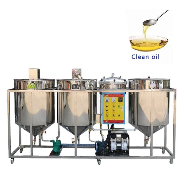 Crude Cooking Oil Refinery Machine