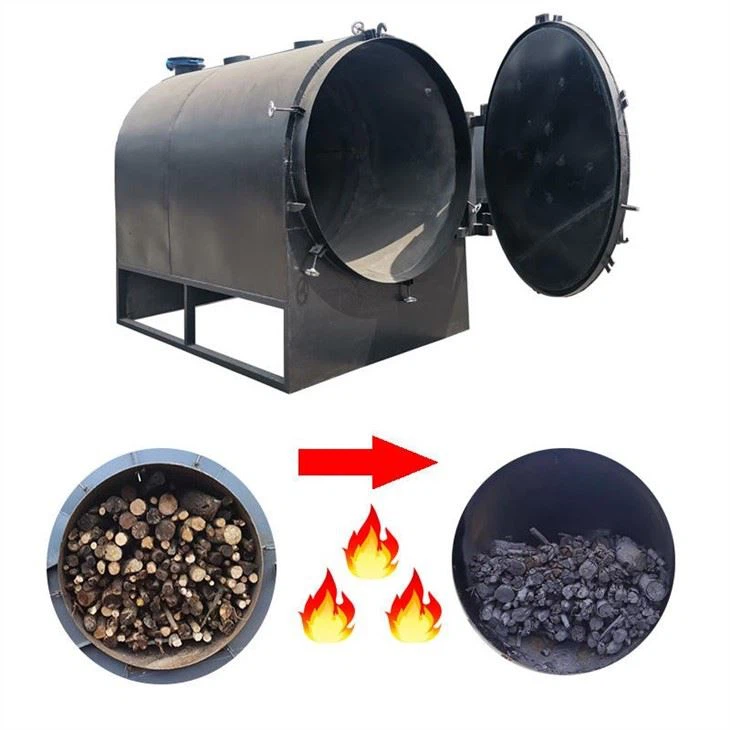 Large Wood Carbonization Furnace