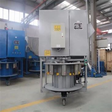 ロータリー式キノコ栽培袋詰め機