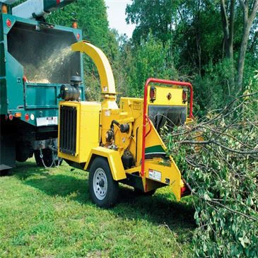 芝生林業用木材シュレッダー機械-3000-12000kg