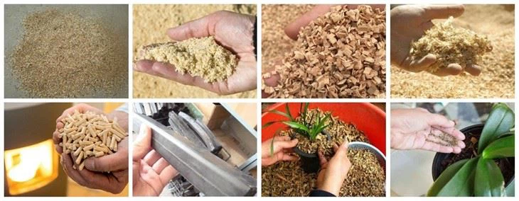 Crusher Machine 420 500 600 Model Small Wood Sawdust